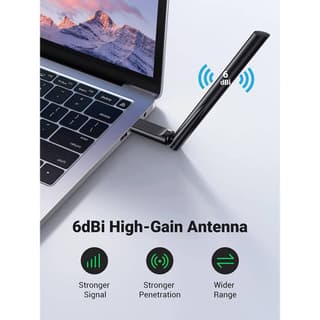 UGREEN CM496, Wifi Adapter, Black — 3