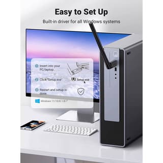 UGREEN CM496, Wifi Adapter, Black — 4