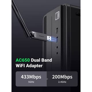 UGREEN CM496, Wifi Adapter, Black — 6