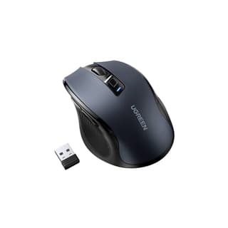UGREEN MU006 Ergonomic Wireless 2.4G Mouse, 4000DPI, Silence Design, Black
