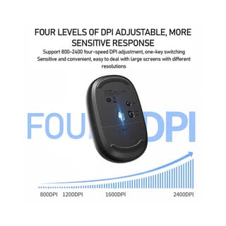 UGREEN MU105, Wireless, USB, Mouse, Blue — 2