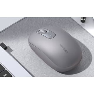 UGREEN MU105, Wireless, USB, Mouse, Moonlight Gray — 4