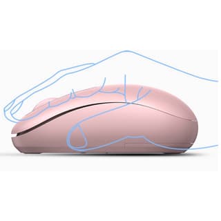 UGREEN MU105, Wireless, USB, Mouse, Cherry Pink — 2
