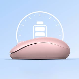 UGREEN MU105, Wireless, USB, Mouse, Cherry Pink — 3