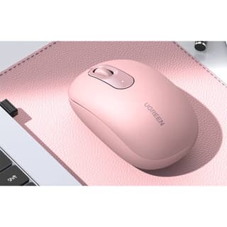 UGREEN MU105, Wireless, USB, Mouse, Cherry Pink — 6