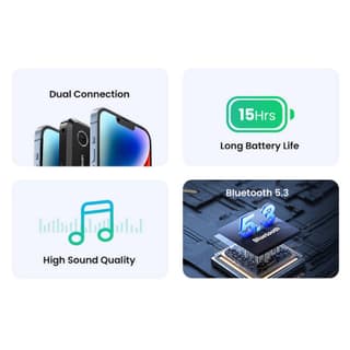 UGREEN CM596, Bluetooth 5.3, AUX, Car Adapter, Black — 5