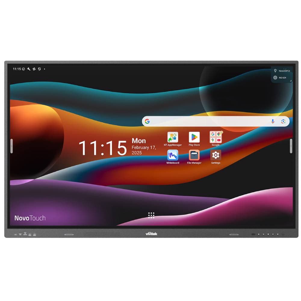Vivitek EK867i NovoTouch, 86", RAM 16GB, 128GB, Smart Board, Grey