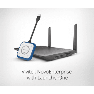Vivitek LauncherOne WQL-340EUV Makes a direct WiFi connection to the NovoPro and NovoEnterprise — 3