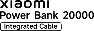 Xiaomi Power Bank 20000 Integrated Cable Light Gray