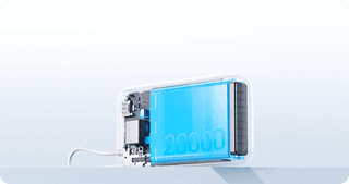 Xiaomi Power Bank 20000 Integrated Cable Light Gray