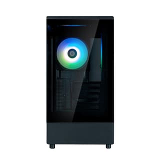 Zalman PC case P10 without PSU, 1xUSB3.0, 1xUSBType-C, 1x120mm ARGB, VGA 384mm, LCS ready, TG Side Panel, mATX, black - 3