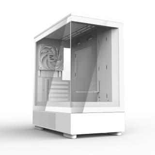 Zalman PC case P10 without PSU, 1xUSB3.0, 1xUSBType-C, 1x120mm ARGB, VGA 384mm, LCS ready, TG Side Panel, mATX, white - 5
