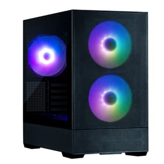 Zalman PC case P30 Air without PSU, 1xUSB3.0, 1xUSBType-C, 3x140mm ARGB, VGA 392mm, LCS ready, TG Side Panel, mATX, black
