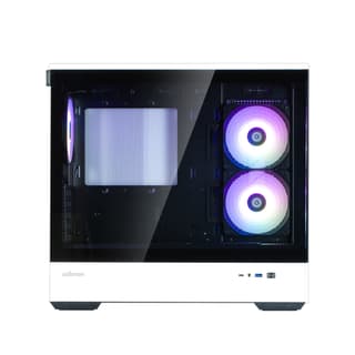Zalman PC case P30 without PSU, 1xUSB3.0, 1xUSBType-C, 3x120mm ARGB, VGA 420mm, LCS ready, TG Side Panel, mATX, black/white - 7