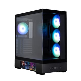 Zalman PC case P40 DS without PSU, 2xUSB3.0, 1x Type C, 3x120mm ARGB Reverse, 1x120mm ARGB, VGA 420mm, LCS ready, TG Side/Front Panel, Display, ATX, black