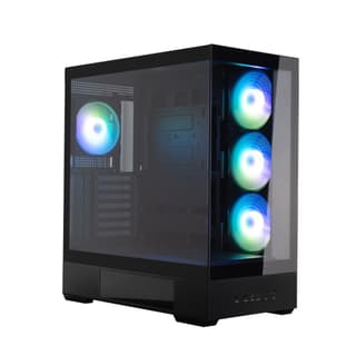 Zalman PC case P40 DS without PSU, 2xUSB3.0, 1x Type C, 3x120mm ARGB Reverse, 1x120mm ARGB, VGA 420mm, LCS ready, TG Side/Front Panel, Display, ATX, black - 2