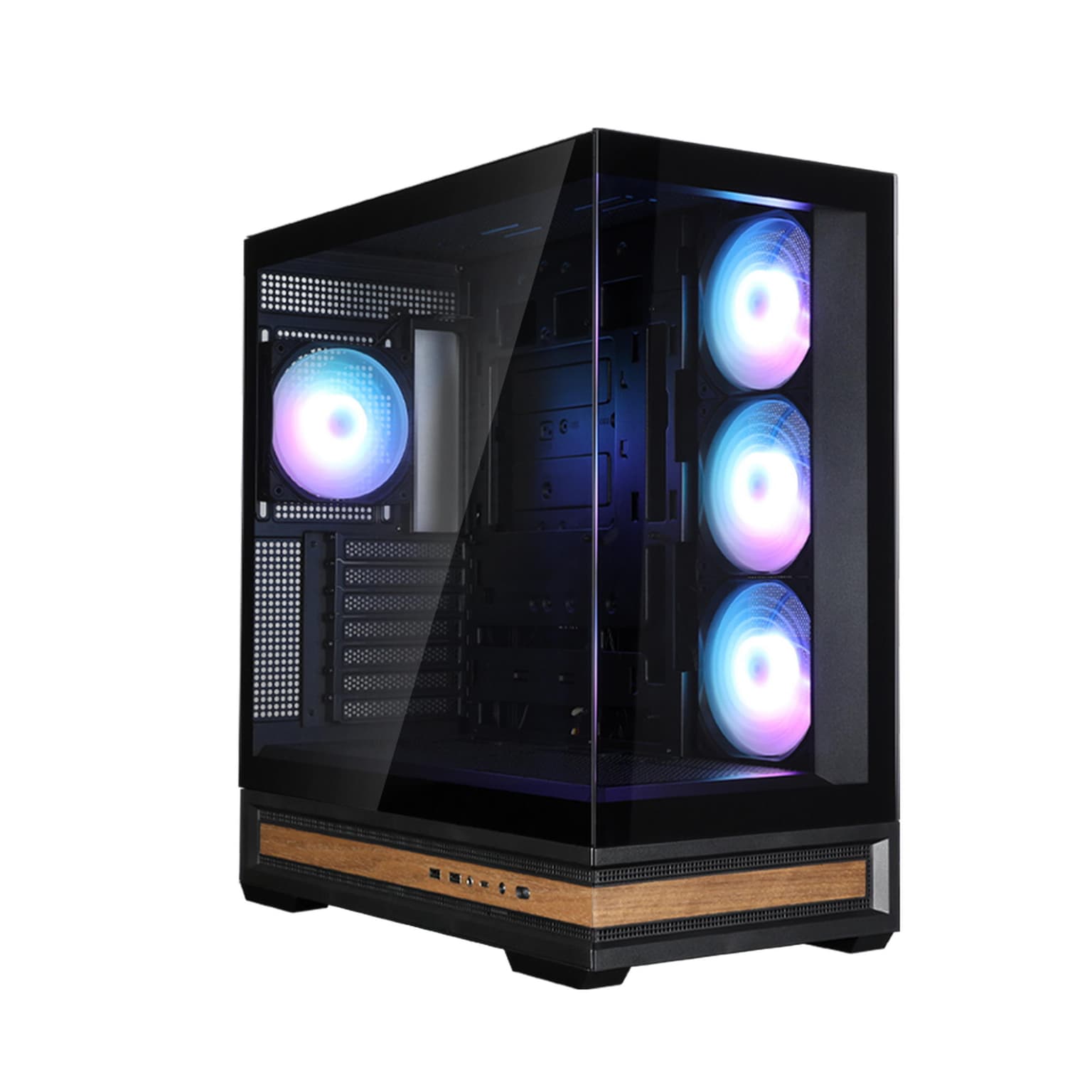 Zalman PC case P40 NAMU without PSU, 2xUSB3.0, 1x Type C, 3x120mm ARGB Reverse, 1x120mm ARGB, VGA 420mm, LCS ready, TG Side/Front Panel, ATX, black