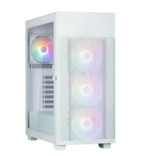 Zalman PC case S5 Neo without PSU, 1xUSB3.1, 1xUSB2.0, 4x120mm FRGB, VGA 390mm, LCS ready, TG Side Panel, ATX, white