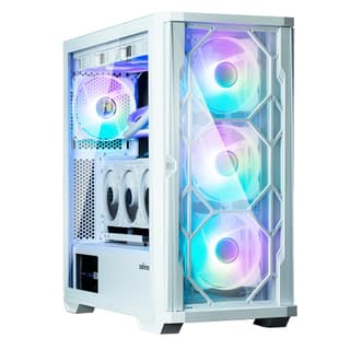 Zalman PC case Z10 Duo without PSU, 2xUSB3.0, 1xUSB Type-C, 4x120mm ARGB, VGA 395mm, LCS ready, TG Side Panel, EATX, white