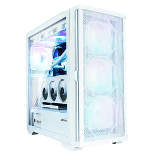 Zalman PC case Z10 Duo without PSU, 2xUSB3.0, 1xUSB Type-C, 4x120mm ARGB, VGA 395mm, LCS ready, TG Side Panel, EATX, white - 2