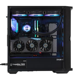 Zalman PC case Z10 Plus without PSU, 2xUSB3.0, 1xUSB Type-C, 3x140mm ARGB, 1x120mm ARGB, VGA 395mm, LCS ready, TG Side Panel, EATX, black - 5