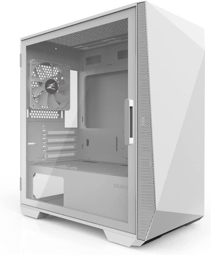 Zalman PC case Z1 Iceberg without PSU, 2xUSB3.0, 1xUSB2.0, 3x120mm, VGA 330mm, LCS ready, TG Side Panel, mATX, white - 3
