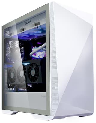 Zalman PC case Z9 Iceberg without PSU, 2xUSB3.0, 2xUSB2.0, 2x140mm, VGA 390mm, LCS ready, TG Side Panel, EATX, white - 6