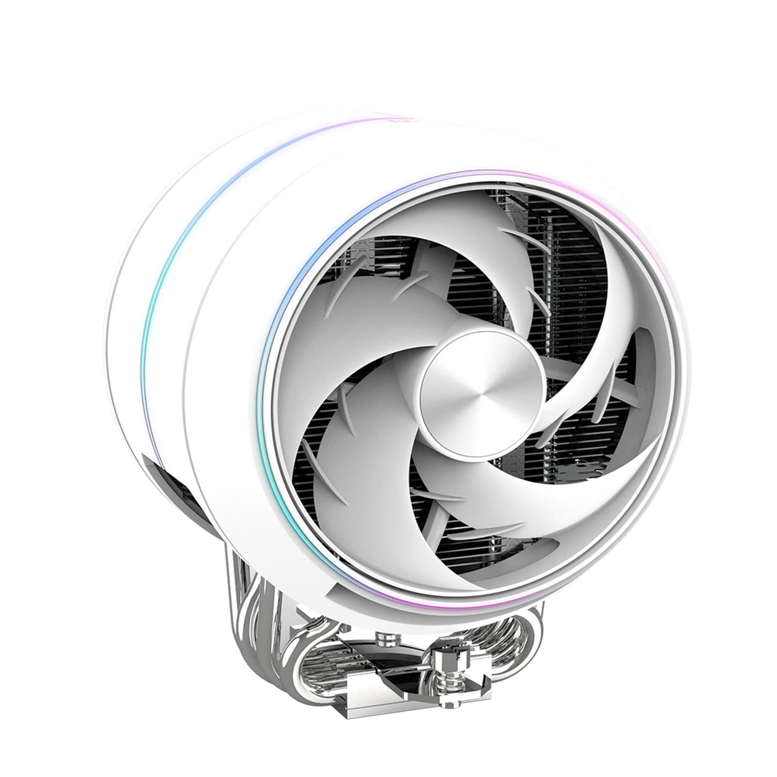 Zalman CPU cooler ZET5, ARGB LGA 1851, 1700, 1200, 115x, AM5, AM4, 4pin PWM, 3pin+5VARGB, TDP200W, white - 2