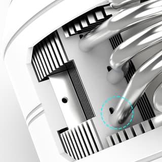 Zalman CPU cooler ZET5, ARGB LGA 1851, 1700, 1200, 115x, AM5, AM4, 4pin PWM, 3pin+5VARGB, TDP200W, white - 6