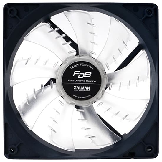 Zalman Case Fan ZM-F3 FDB SF, 120mm, 1200rpm, 3 pin, 20-23dBa, black