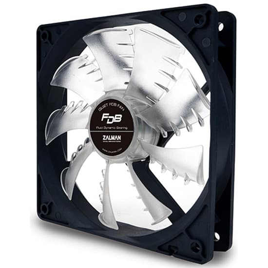 Zalman Case Fan ZM-F3 FDB SF, 120mm, 1200rpm, 3 pin, 20-23dBa, black - 2