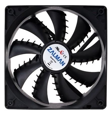 Zalman Case Fan ZM-F3 SF, 120mm, 1200rpm, 3pin, 20-23dBa, black - 5