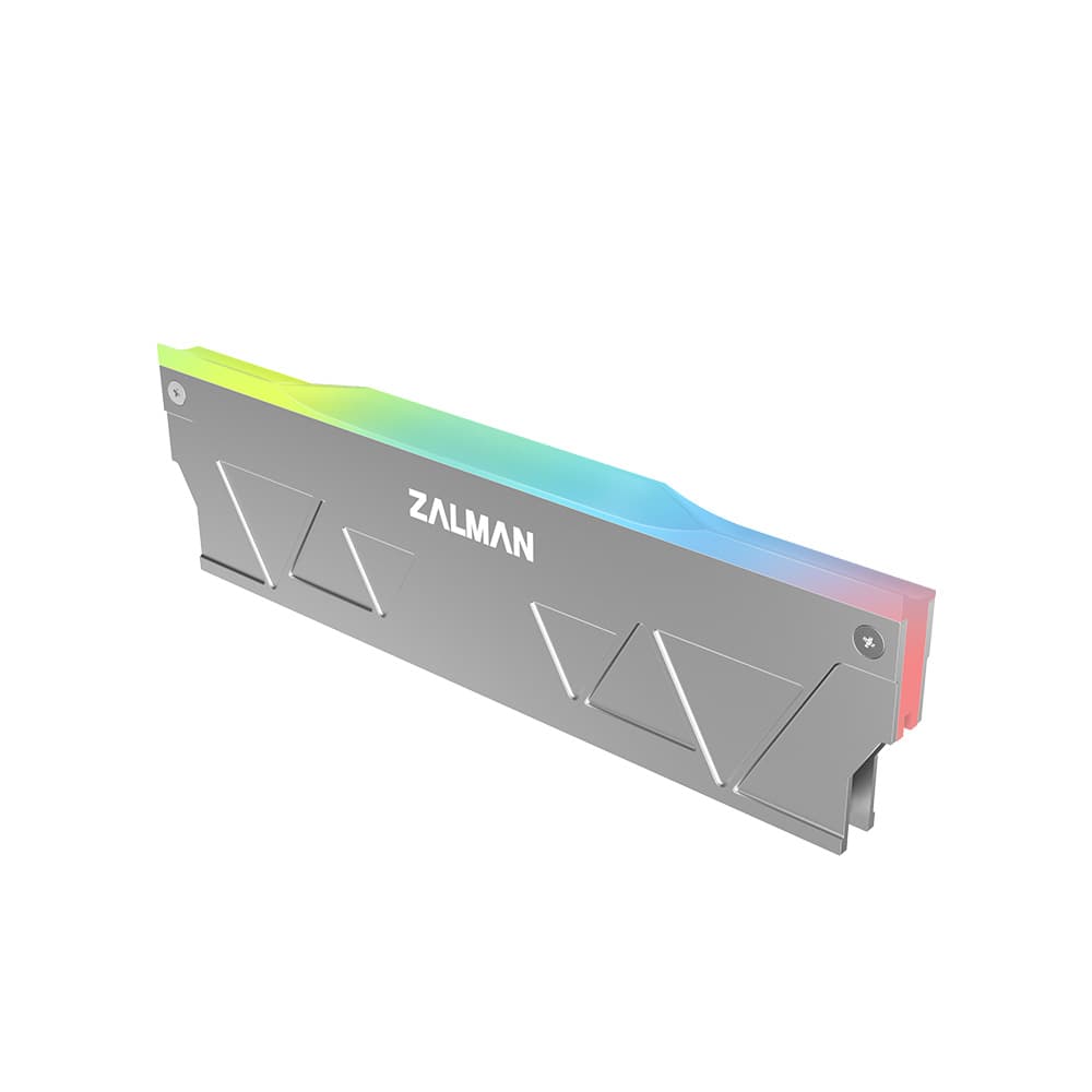 Zalman RAM heatsink MH10, ARGB Single/Double Sided RAM, 3-Pin, 5V, silver - 2