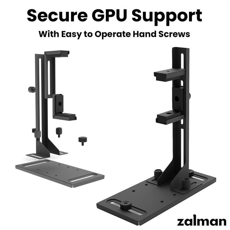 Zalman VGA support VS2, horizontal-vertical arrangement, black - 6