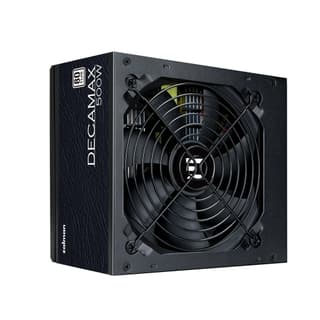 Zalman PSU Decamax (500W) 85%, 80 Plus, 120mm, 1xMB 24pin(20+4), 1xCPU 8pin(4+4), 3xMolex, 4xSATA, 2xPCIe 8pin(6+2) - 2