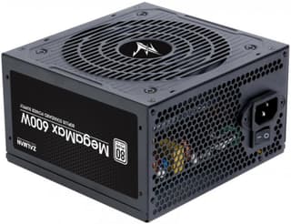 Zalman PSU Megamax (600W), 83%, 80+ White, 120mm, 1xMB 24pin(20+4), 2xCPU (8pin+4pin) 4xMolex, 6xSATA, 2xPCIe 8pin(6+2) - 6