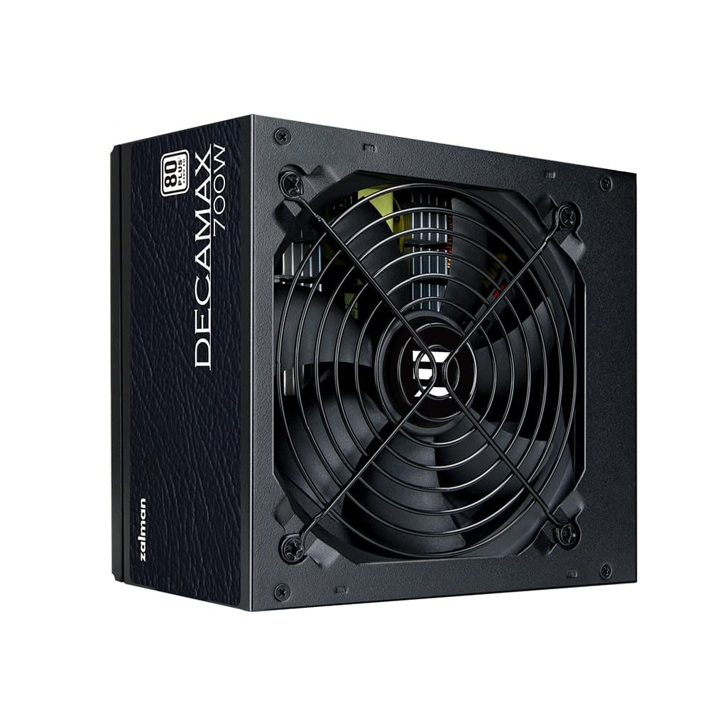 Zalman PSU Decamax (700W) 85%, 80 Plus, 120mm, 1xMB 24pin(20+4), 1xCPU 8(4+4)+4pin, 3xMolex, 6xSATA, 4xPCIe 8pin(6+2) - 2