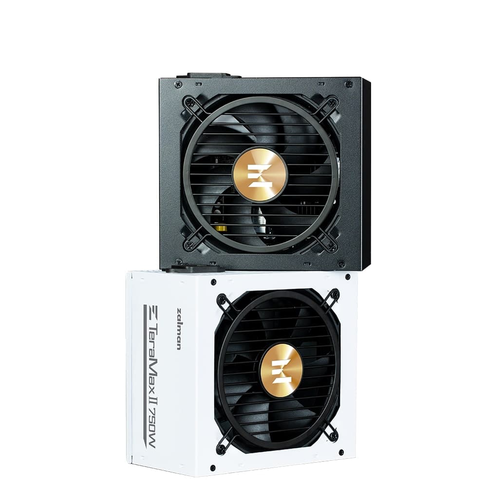 Zalman PSU Teramax 2 (750W), >90%, 80+ Gold, 120mm, 1xMB 28pin (18+10), 2xCPU 8pin(4+4), 3xMolex, 8xSATA, 3xPCIe 8pin(6+2), 1xPCIe GEN5 16pin, Fully Modular - 5