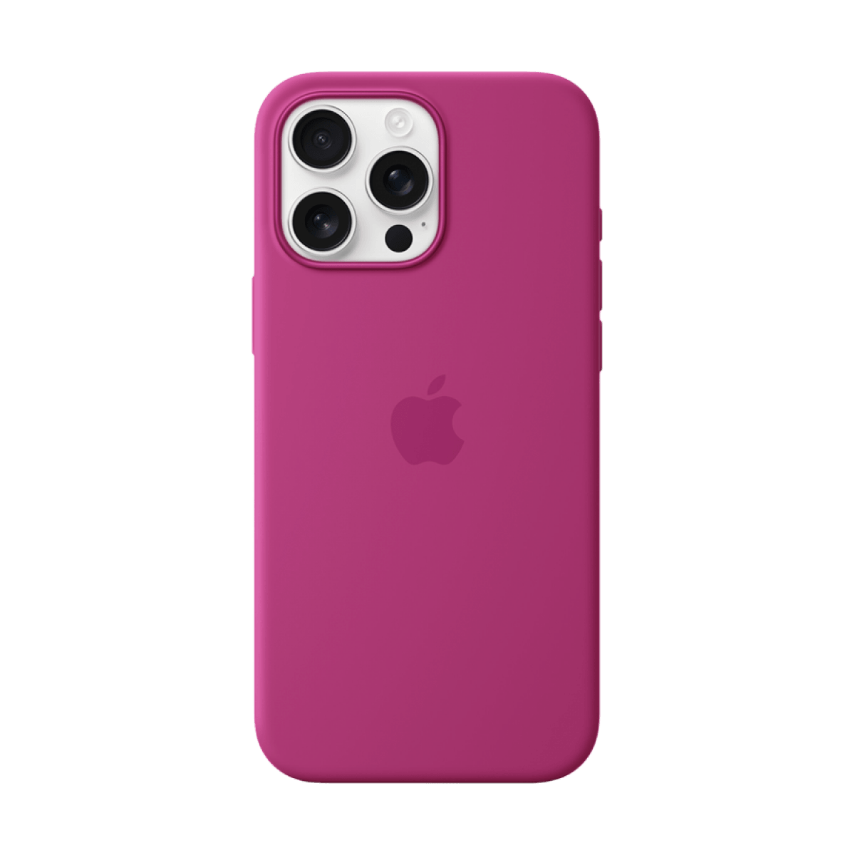 Apple iPhone 16 Pro Max Silicone Case with MagSafe - Fuchsia