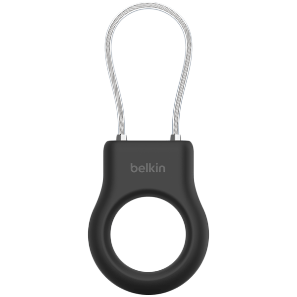 BELKIN Secure Holder with Wire Cable - Airtag - Black