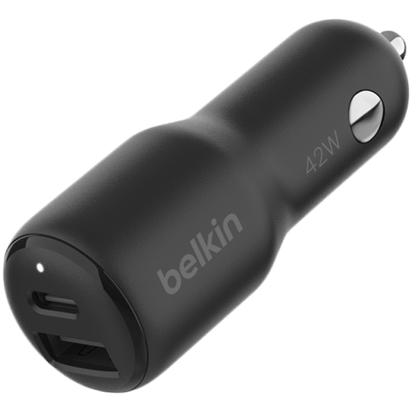 BELKIN 42w - 30w USB-C PD PPS + 12w USB-A Car Charger