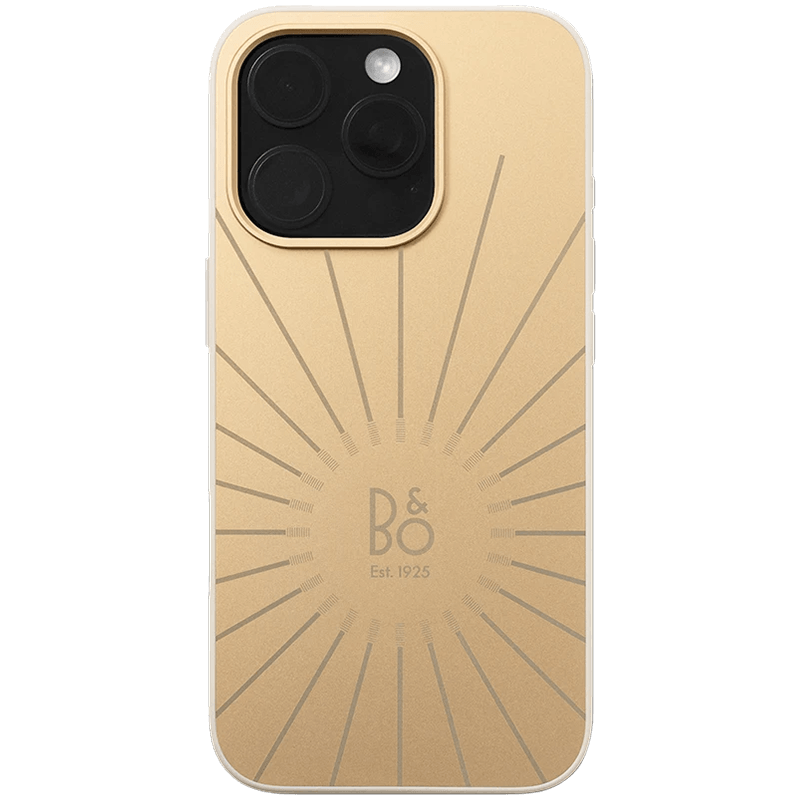 Bang & Olufsen iPhone 16 Pro Max Aluminum Case Gold Tone