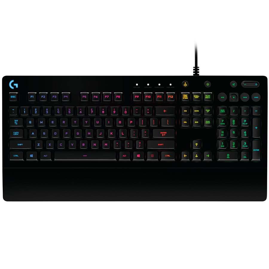 Logitech G213 Prodigy Corded RGB Gaming Keyboard - BLACK - RUS - USB