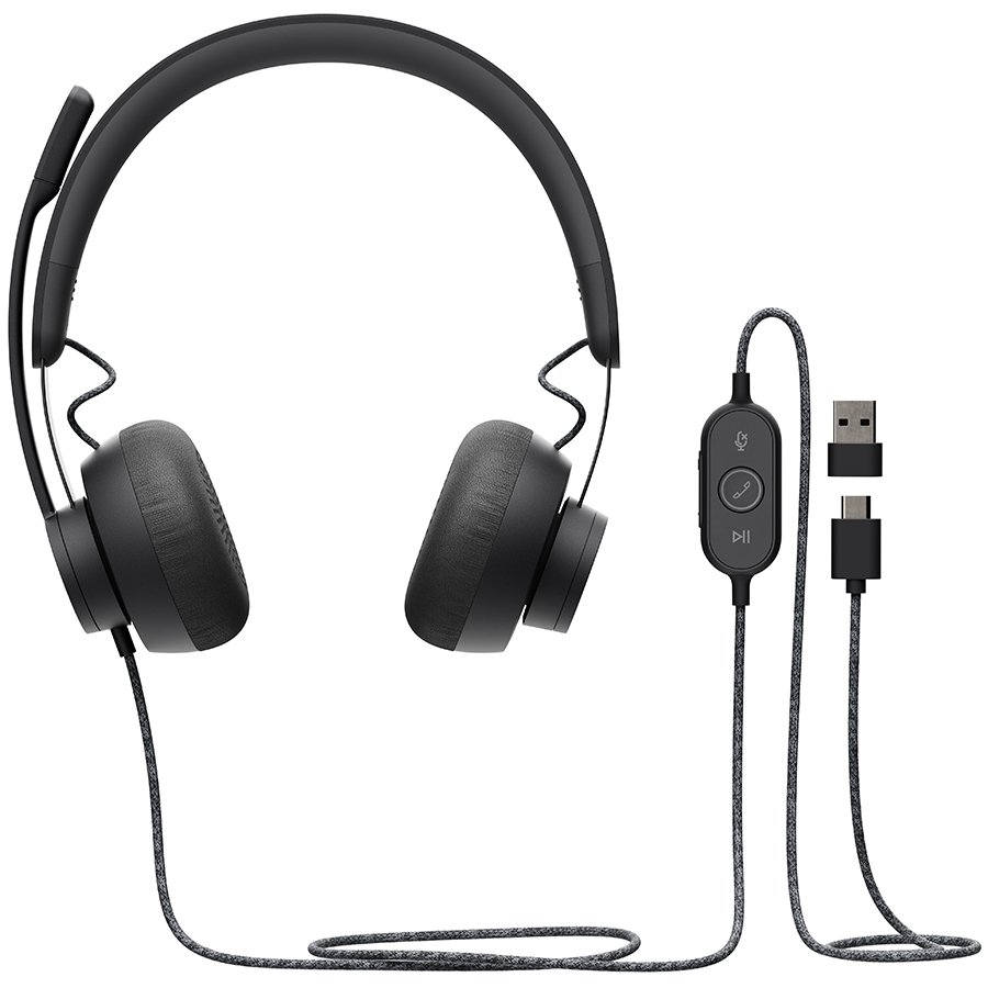 Logitech Zone Wired UC Headset - GRAPHITE
