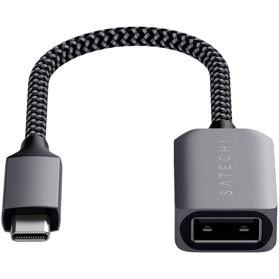 SATECHI USB-C to USB 3.0 Adapter Cable Space Gray