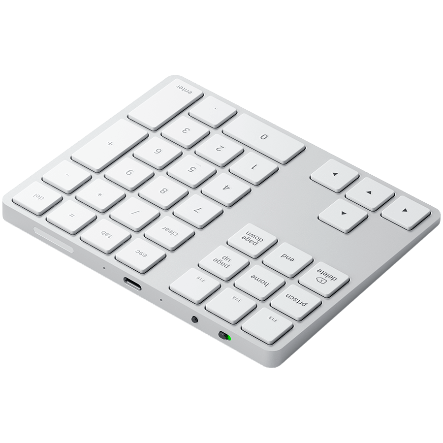 SATECHI Aluminum Extended Keypad Silver