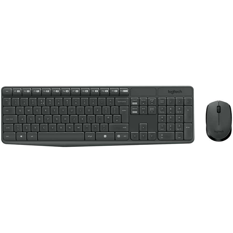 Logitech MK235 Wireless Combo - GREY - RUS