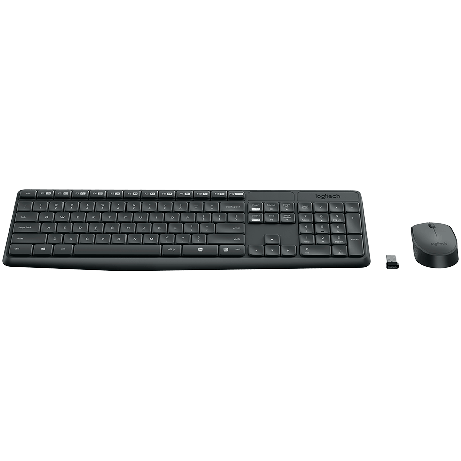 Logitech MK235 Wireless Combo - GREY - RUS