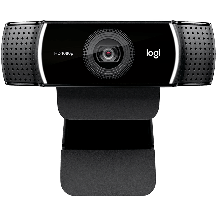 Logitech C922 Pro Stream Webcam - Tripod - BLACK - USB