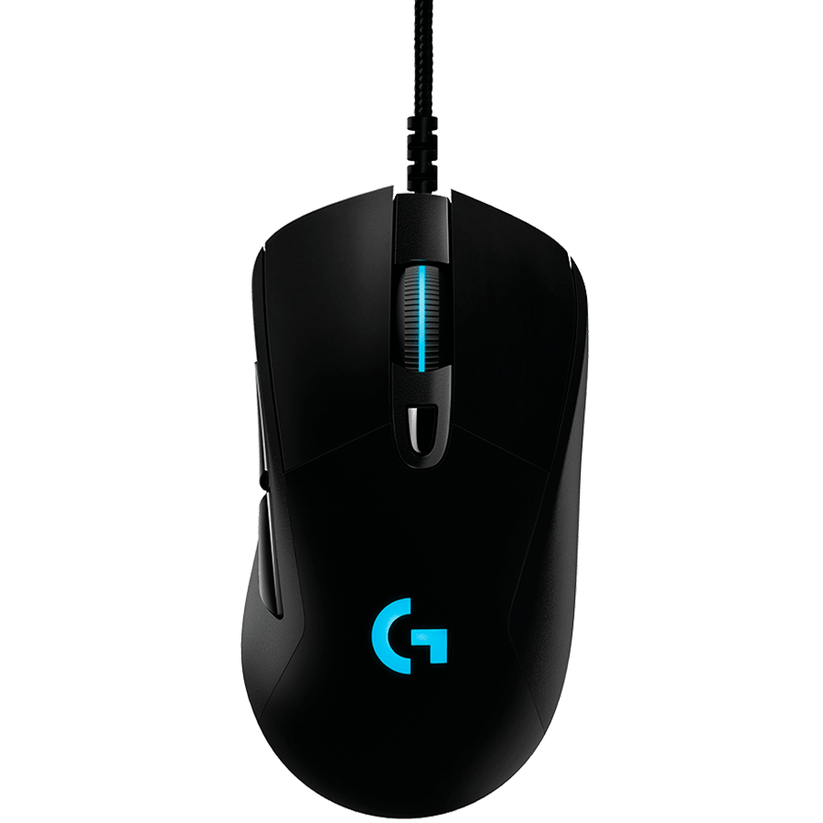 Logitech G403 HERO LIGHTSYNC Corded Gaming Mouse - BLACK - USB - EER2